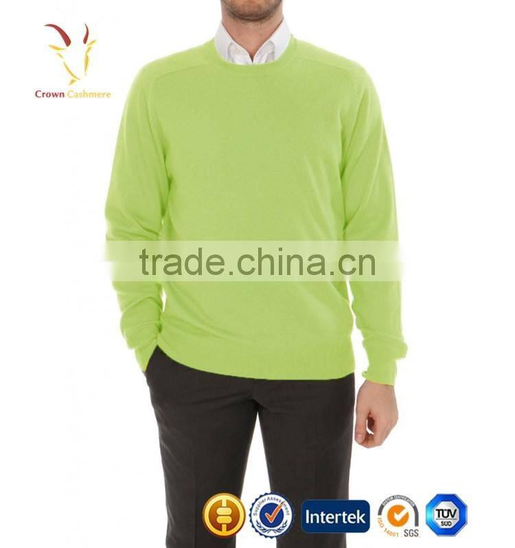 Hand Knitted Pullover Fashion Blended Knitting Men Sweater