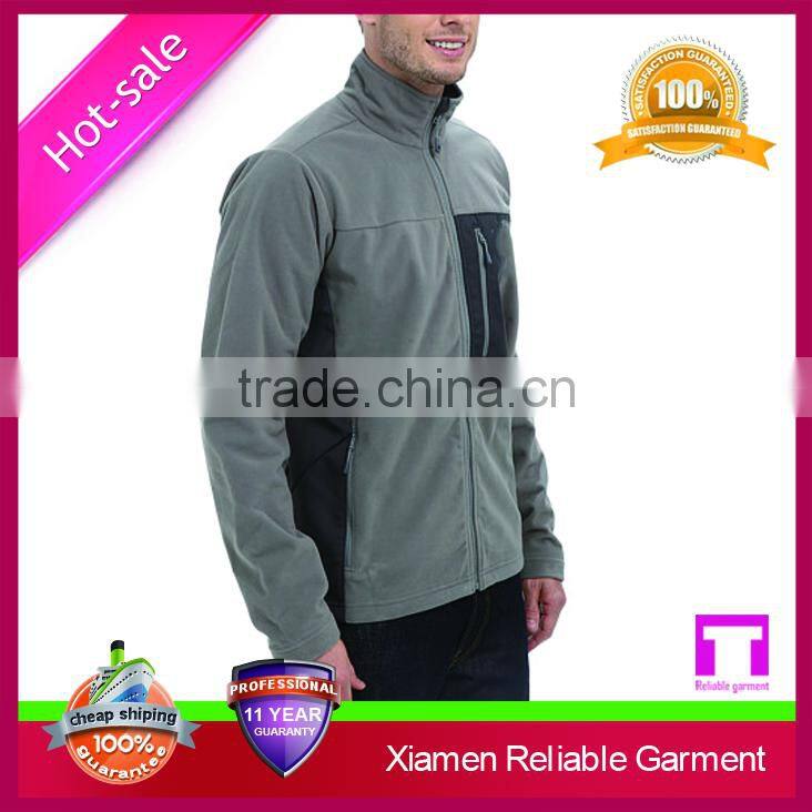 100% Polyester Fleece Jacket perfect for hiking and backpacking
