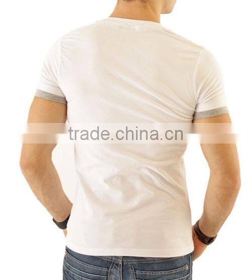 custom bulk v-neck latest t shirt designs for men
