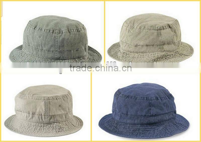 Custom Nave Blue Men's Stylish Outdoor Running Jean Bucket Hat