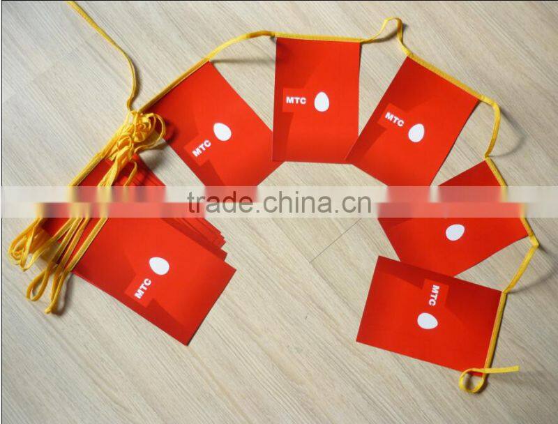 printed bunting pvc flag