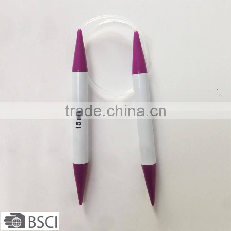 D&D knitting needles set circular knitting needle with plastic wire 17cm