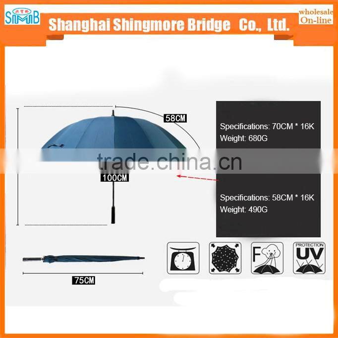 china cheap sales good quality plastic automatic straight umbrella for rain
