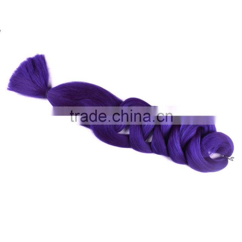 2016 Best selling Hot Sale crochet braid Hair Products Synthetic Ombre braid Color Jumbo Braiding Hair Extension