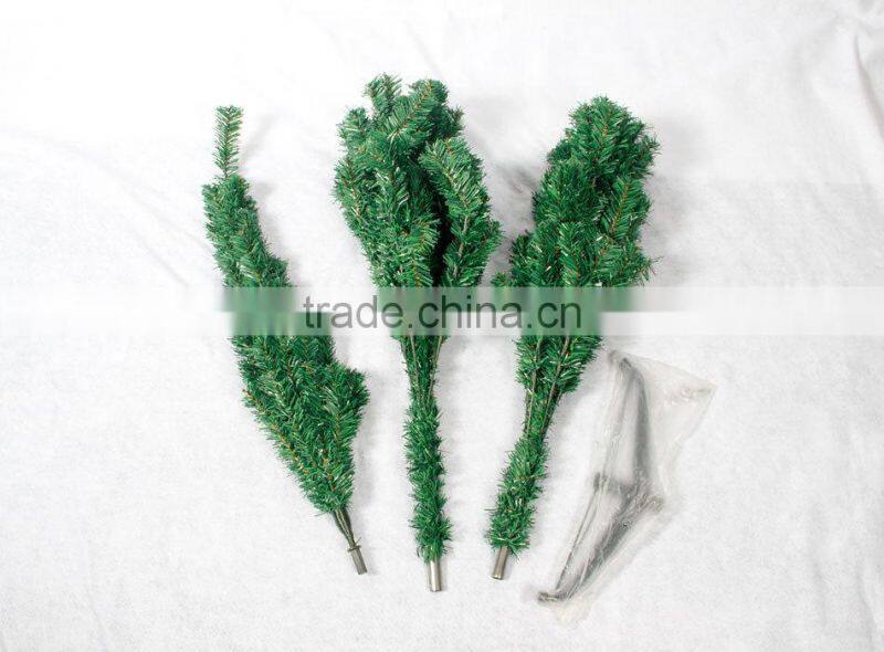 120cm cheap mini PVC plastic base artificial Christmas Tree