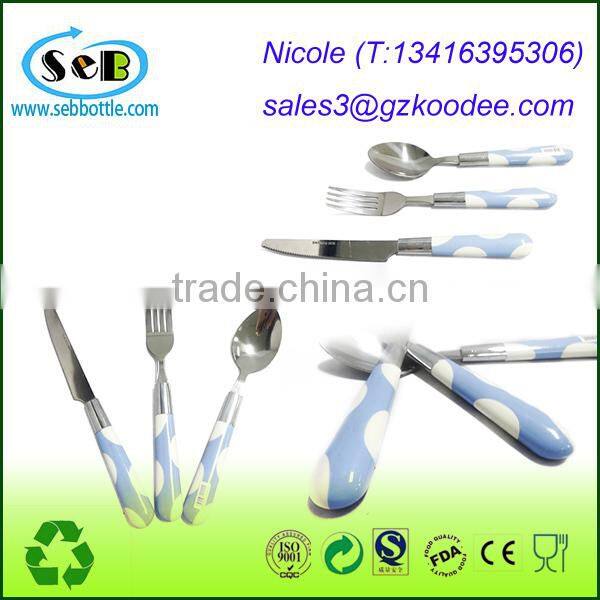 Dinner Sets Tableware / Cutlery Set Stainless Steel / Reasonable price cutlery set with plastic handle