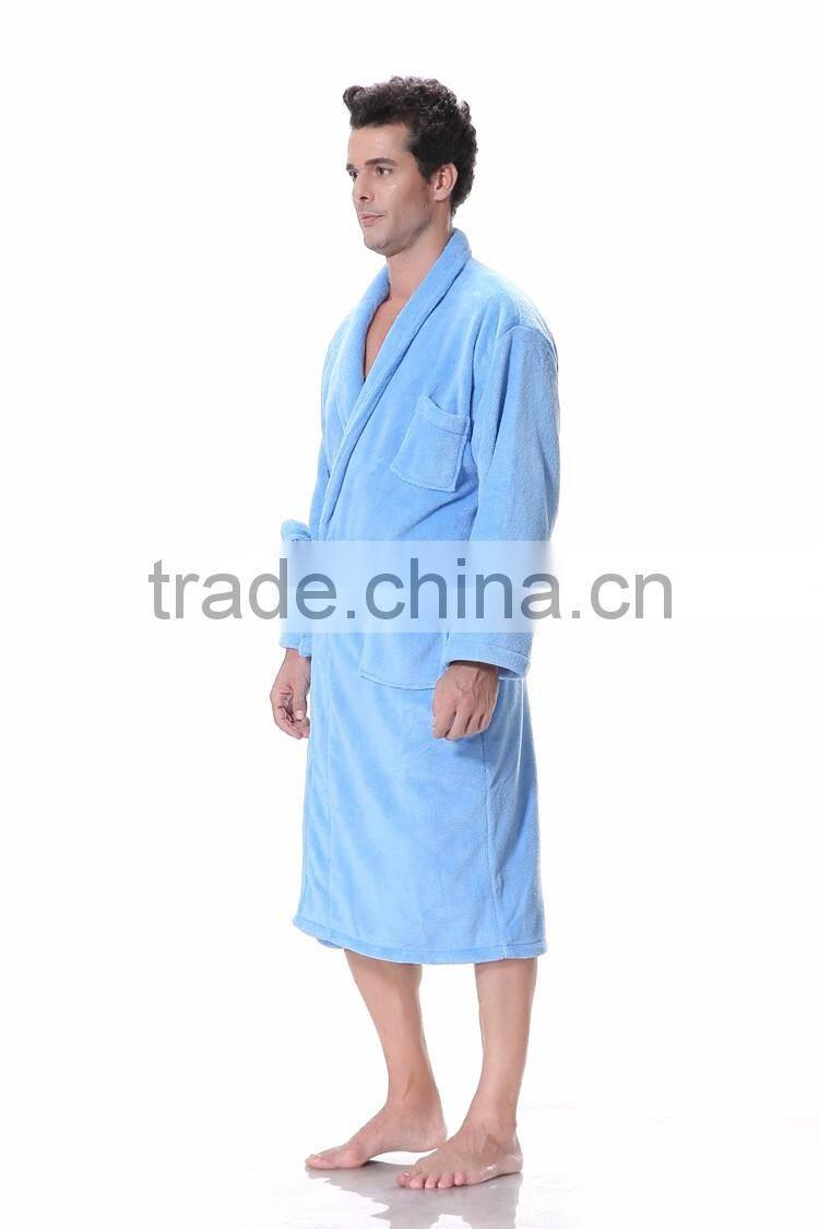 coral fleece beauty bathrobe unisex salon beauty bathrobe