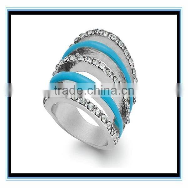 Factory wholesale gemstone ring design mens XP-PR-874