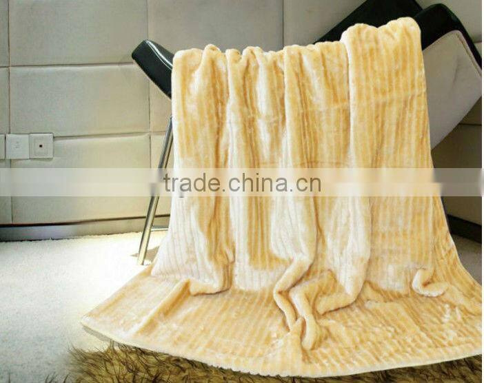 super soft discharge faux fur blanket