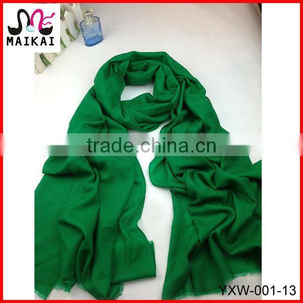 Wholesale 2014 winter hot fashion 100% wool blue scarf