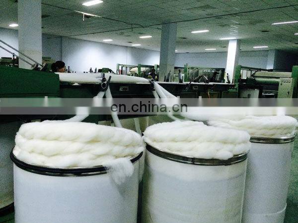 100% Dehaired and combed cashmere tops white for spinning worsted yarn