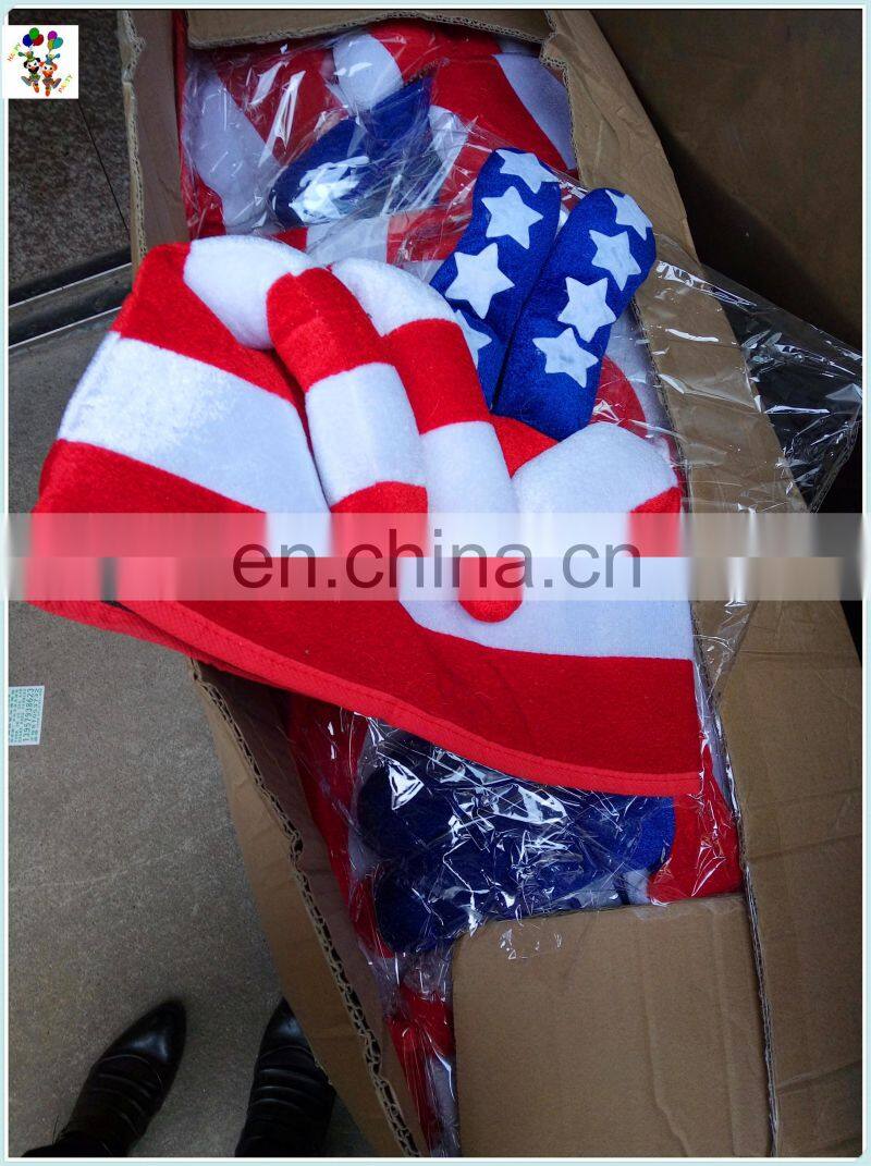 Funny USA Peace Hand Adult Carnival Party Fancy Dress Hats HPC-0275