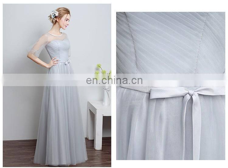 HS1611 Long Floor Length Elegant Prom Evening Dress 2016 Bridesmaid Dress