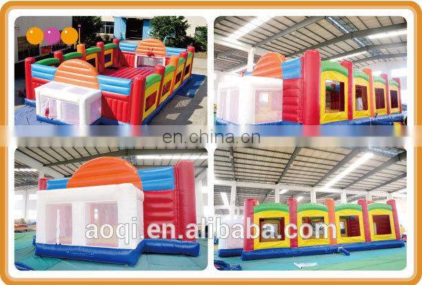 AOQI outdoor giant inflatable basketball and volleyball game for adults