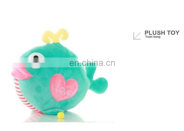 Aquarium soft rainbow fish plush toy