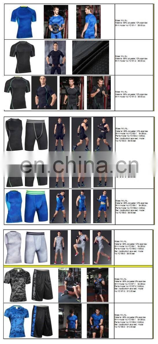 Wholesale Men's Long Sleeve T-Shirt Gym Fitness Wear Cool Dry Compression Top