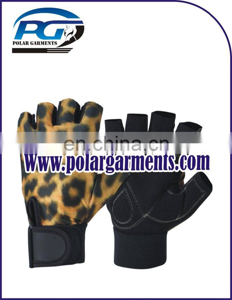 Soft Elastic Sport Gloves / Neoprene Gym Weight Lifting Fitness gloves