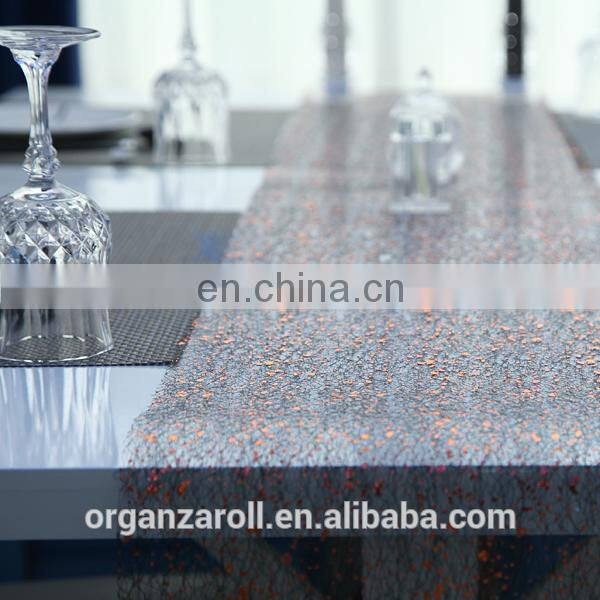 2016 New Design Embroidery Lace Table Runner For Dining Room