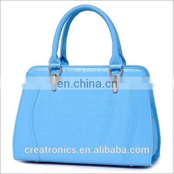 CR high quality control system famous brand ladies leather bags crocodile pattern women leather handbags