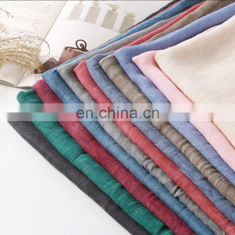 Lady solid color rayon scarves shawls