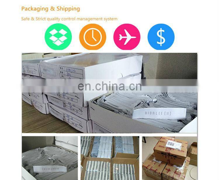 Customized logo Polo shirts washable woven label sew on back main label/neck label