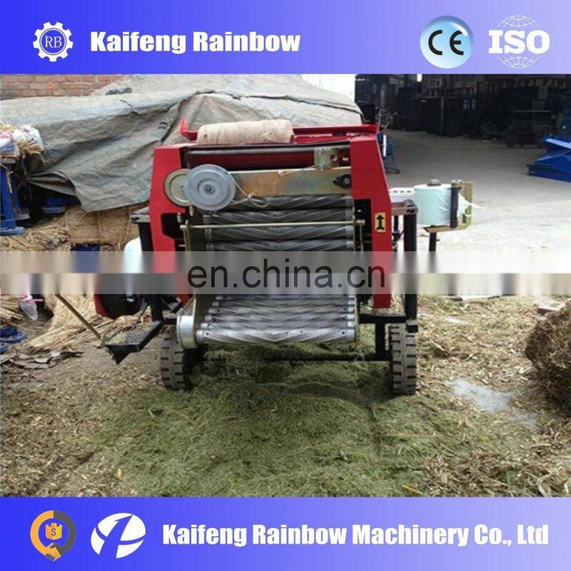 Multifunctional tractor straw bundle wrapping machine with convenient