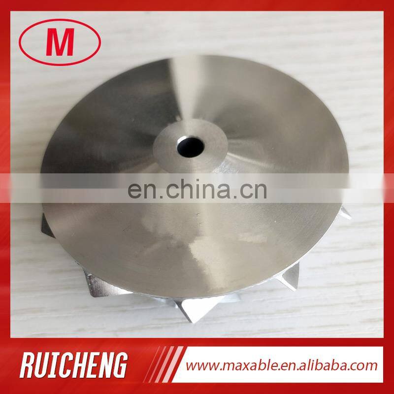 TD04HL 19T 46.02/58.00mm 11+0 blades 49189-X high performance Turbocharger milling/aluminum 2618/billet compressor wheel