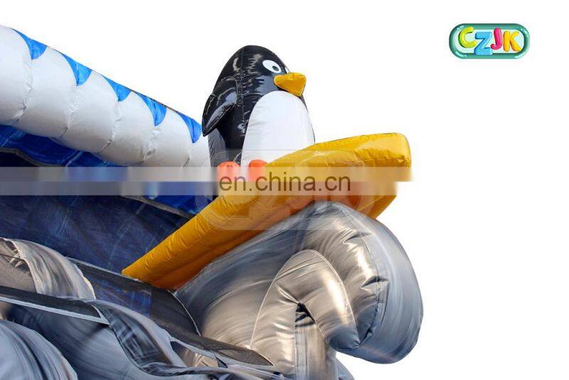 qatar australia rental inflatable penguin water slide with repair kit