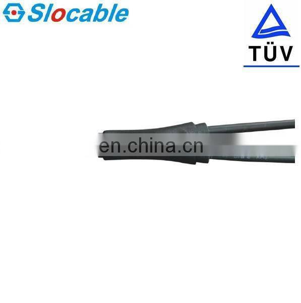 Slocable Branch Cable 6mm2 Solar Cable Main Line 10cm and 4mm2 Branch Line 10cm Solar Wire with Solid Copper Connector