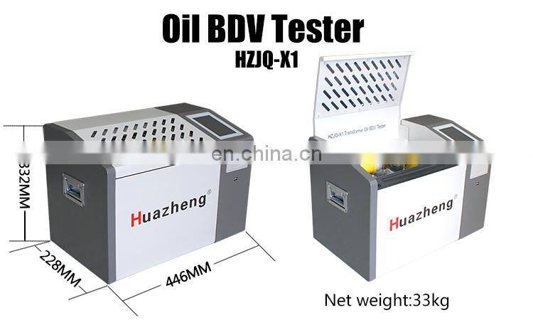 Transformer bdv tester insulation oil dielectric strength tester 100kv bdv tester