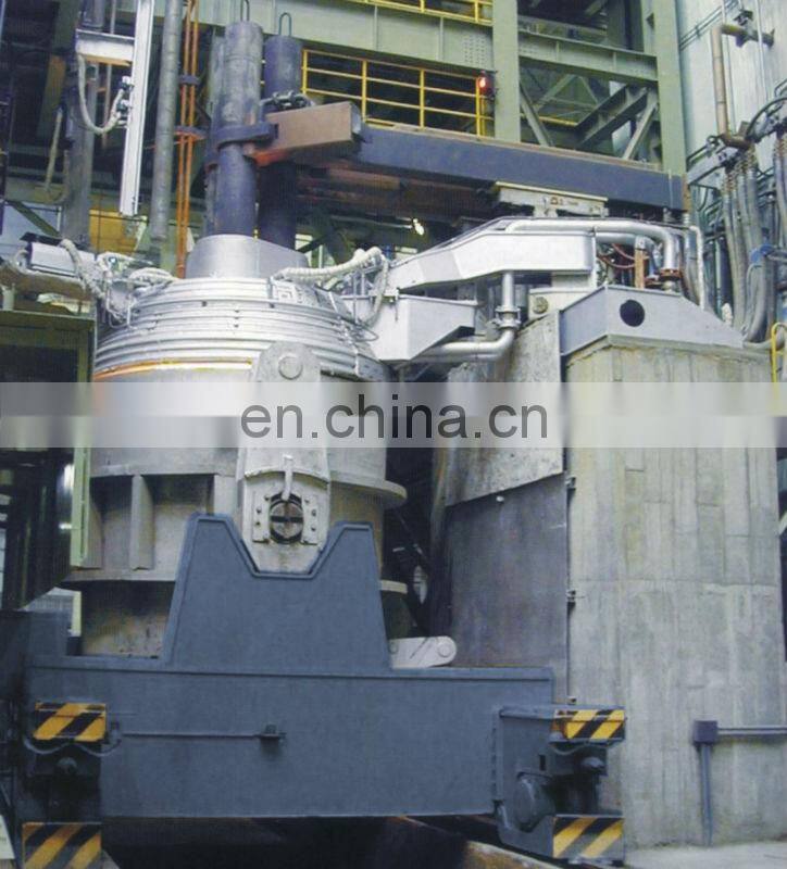 Refinery ladle furnace with Electrode lifting mechanism