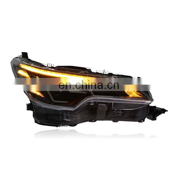 Accessories Wholesales Full Led Front Lamp For Toyota Fortuner 2015-2019 Headlights