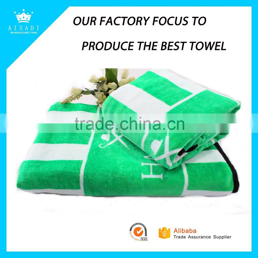 Low Price Low MOQ 100% Cotton Customized Reactive Printing Beach Towel Fabric With High Quality