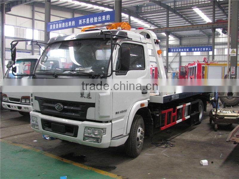 4ton Yuejin Flatbed Recovery Truck