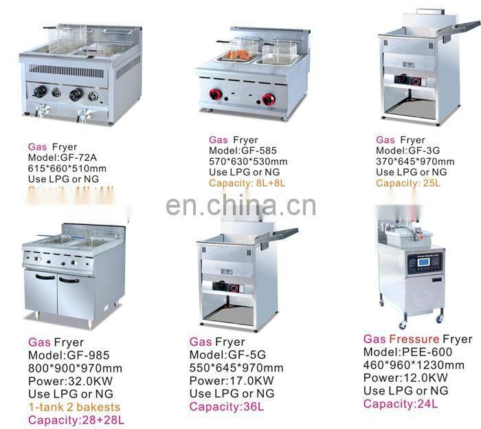 Commercial Double Tanks Counter Top Electric Deep Fryer with capacity 16L
