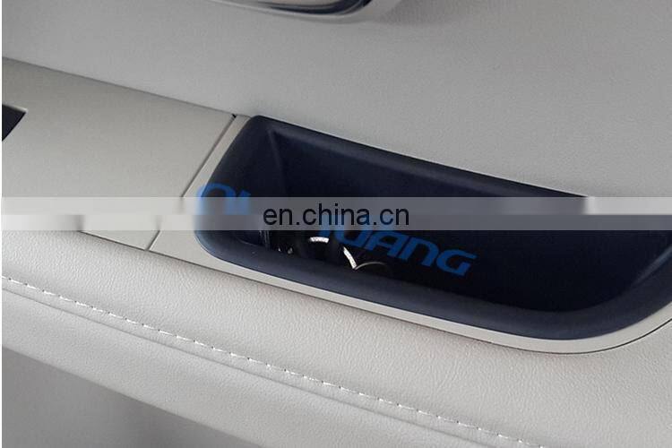 Beige Black Front Door Storage Box Glove Armrest Box Container Holder Tray For VOLVO S80 XC70 V70 Accessory with mat Car Styling