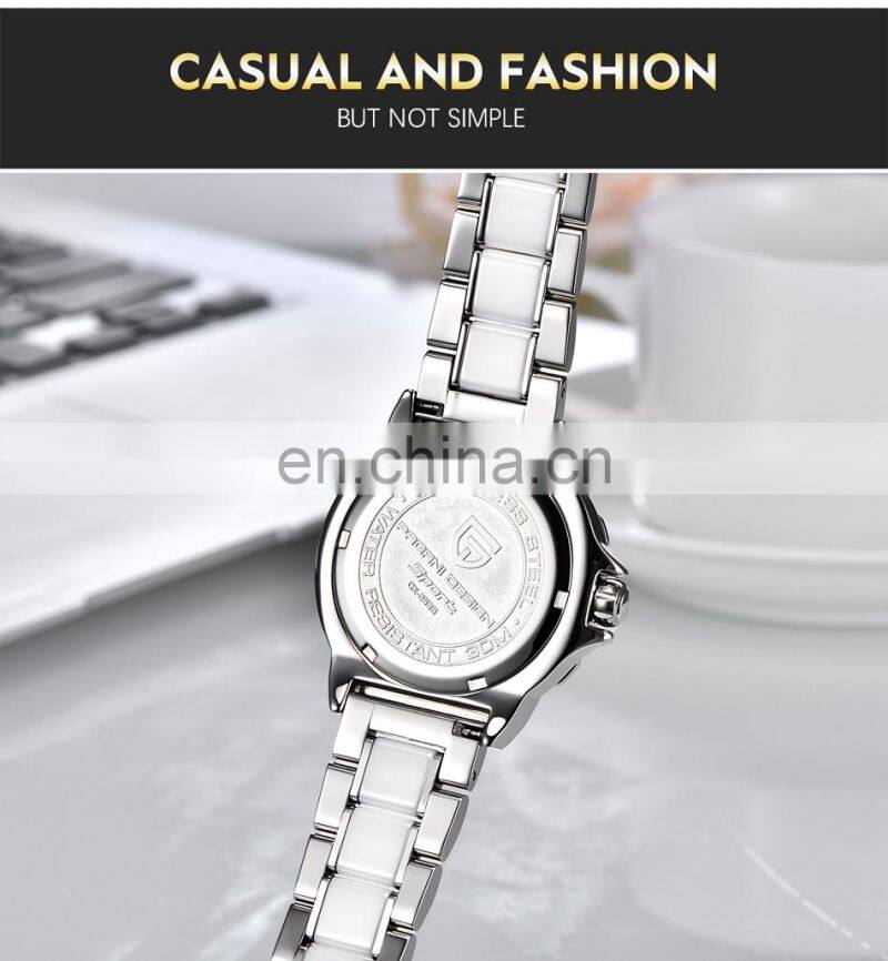 Pagani Design CX-2555 Famous brand ladies quartz watches high quality stainless steel simple design fashion women wristwatch