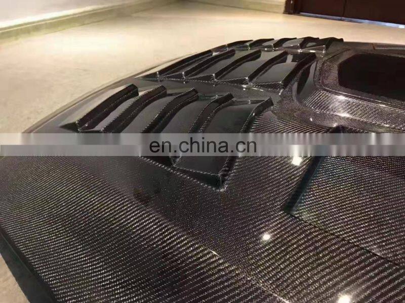 Runde High Quality Carbon Fiber Material For Nissan GTR R35 Modify Carbon Fiber Transparent Hood Engine Bonnet Hood Cover