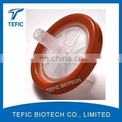 25 mm 0.22um PTFE Hydrophilic Syringe Filter Welded