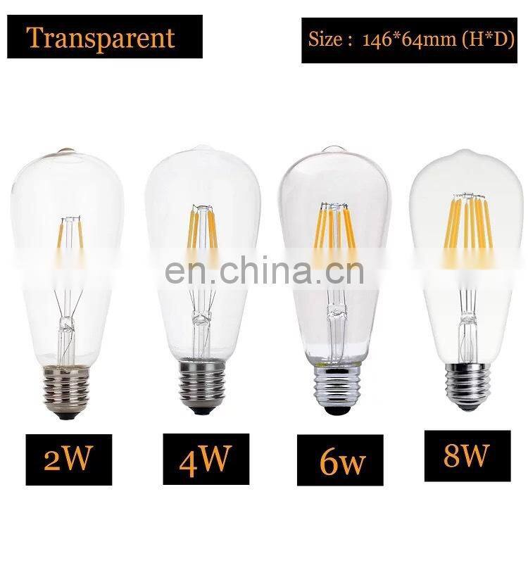 HOT SELL Vintage Style Cold White Warm White Edison style bulb e27 incandescent bulb 220v holiday light 40w 60W filament lamp