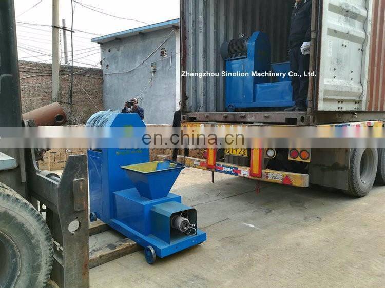 Wood sawdust briquetting press machine factory price