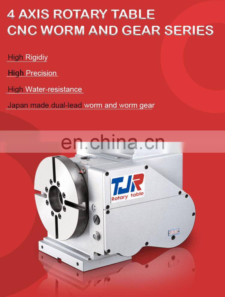 New turntable 4 axis cnc AR-210B fourth axis table with tailstock cnc 4th axis cnc rotary table with powerful pneumatic brake