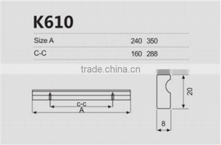 Kitchen Aluminum Pull Handle Bedroom Furniture Drawer Handle