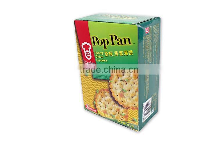 Wholesale Custom Full Color food grade biscuit cookie box packaging