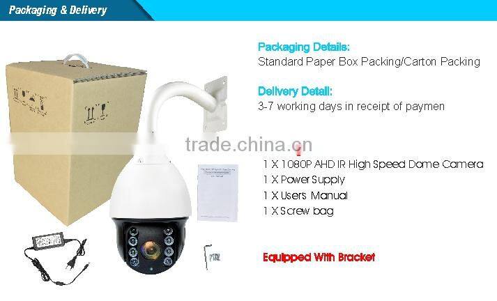 Manufacturer 36X Full HD 1080P AHD PTZ Camera f=4.6mm~152mm IR 120m OEM Pan/Tilt/Zoom Camera