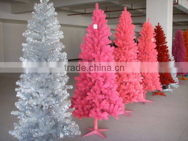 Plastic PVC Forked Pine Needles Used for Making Artifical Christmas Tree (PVC Monofilament)