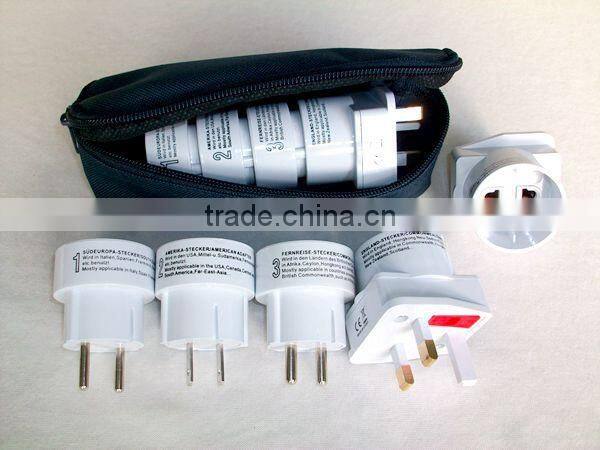 Customized new coming travel adapter for digital camera