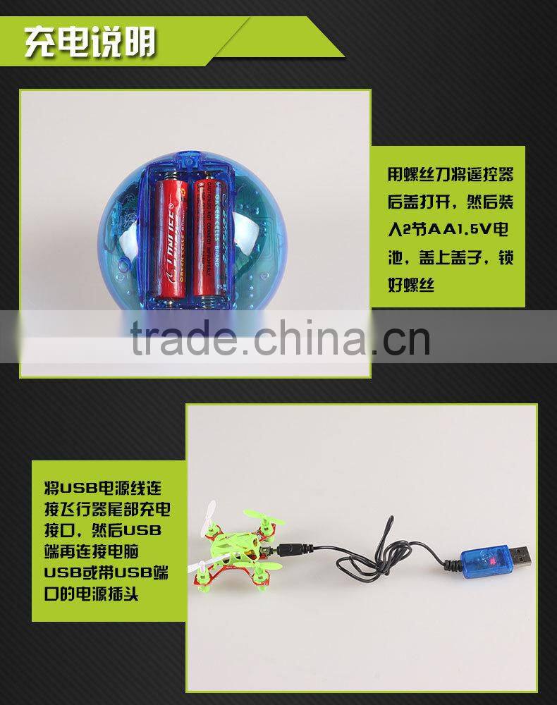 2015 New Arrived WLV292 2.4GHz 6 Axis Gyro Nano Micro RC Quadcopter Smallest Quad Copter with new style packing