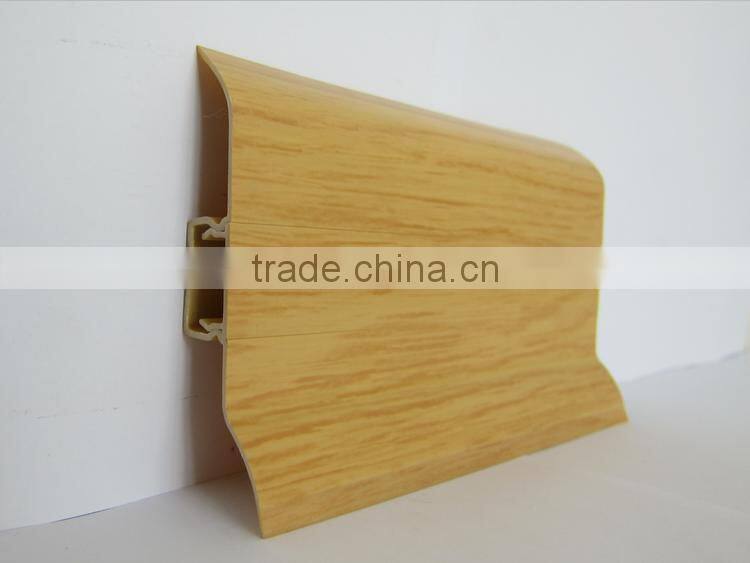 Waterproof laminate flooring pvc skirting base board