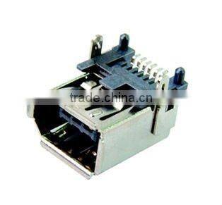 Mini audio usb connector female